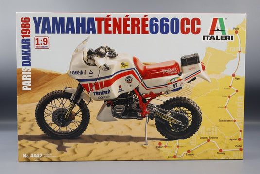 Yamaha テネレ 660cc パリダカール 1986 モデルキット/ ITALERI 1/9  模型 プラモデル