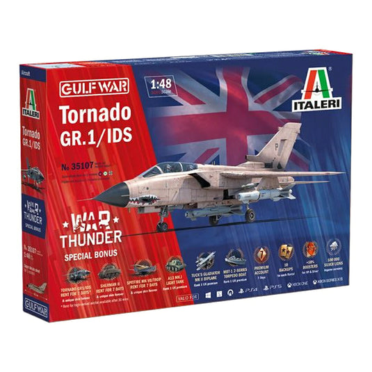 トルネード GR.1/IDS 湾岸戦争 War Thunder / ITALERI 1/48 飛行機模型 ミリタリー