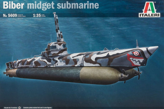 Uボート ビーバー級小型潜水艦 モデルキット/ ITALERI 1/35  模型 プラモデル