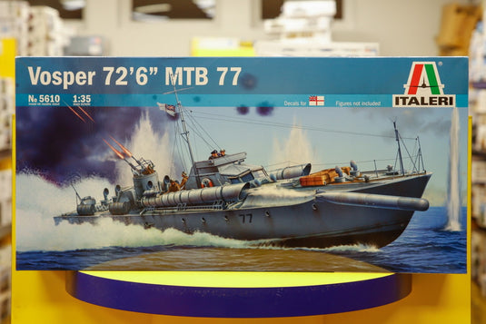 Vosper 72フィート6インチ MTB 77 モデルキット/ ITALERI 1/35  模型 プラモデル