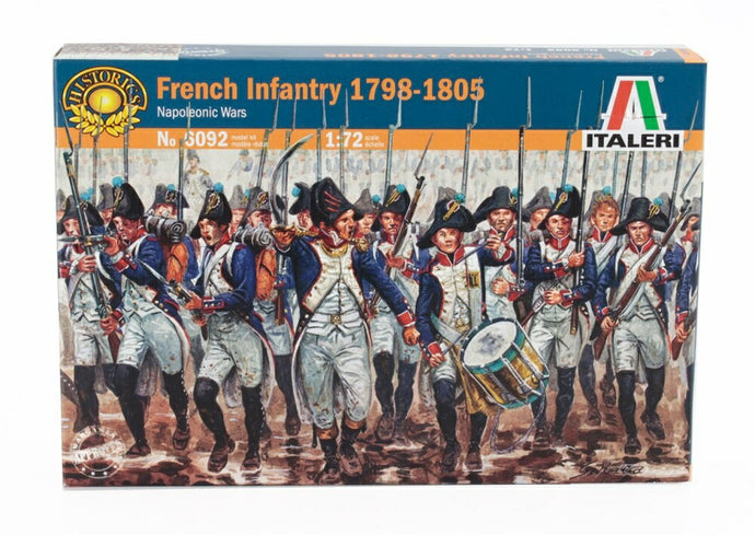 フィギュア フランス歩兵 ミリタリー 1798 1805/ ITALERI 1/72 ミニカー