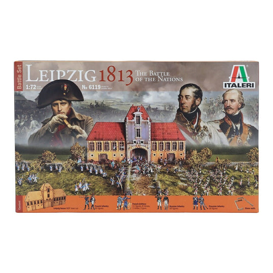 LEIPZIG 1813 THE BATTLE OF THE NATIONS バトルセット モデルキット / ITALERI 1/72 ミニカー ミリタリー模型