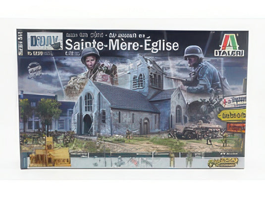 ACCESSORIES   WAR BATTLE SET SAINTE   MERE   EGLISE 1944   / モデルキット プラモデル / ITALERI 1/72 模型