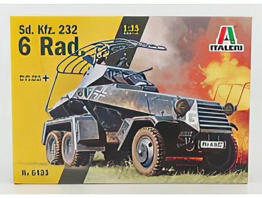 TANK  6 RAD. TRUCK MILITARY SD. KFZ. 232 1942  //ITALERI 1/35ミニカー