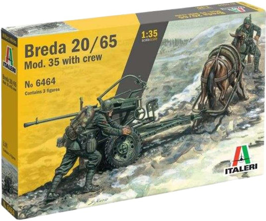 Breda 20/65 Mod 35 クルー付き / Italeri 1/35 プラモデルキット　模型