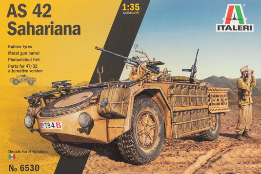 AS 42 Sahariana サハリアナ 組み立てプラモキット模型 装甲車 /Italeri 1/35