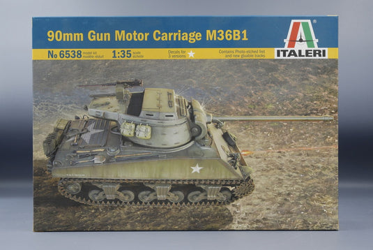 90mm自走砲 M36B1 モデルキット/ ITALERI 1/35  模型 プラモデル