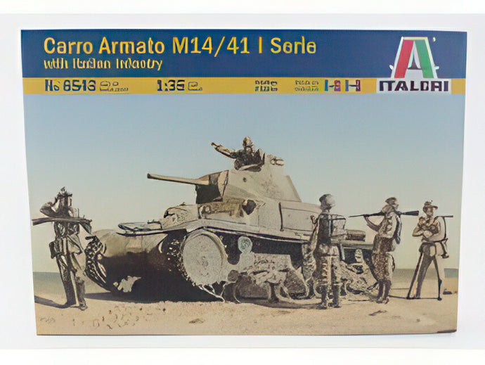 TANK M14/41 I シリーズ イタリア歩兵付 ミリタリー 1945/ ITALERI 1/35 ミニカー