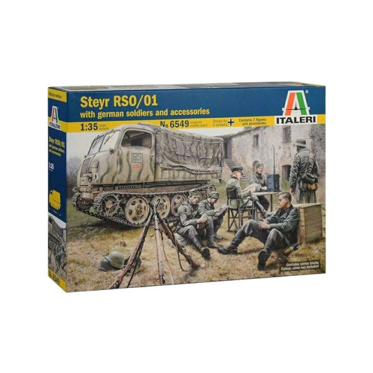 Steyr RSO / 01 German soldiers/ ITALERI 1/35  模型 プラモデル