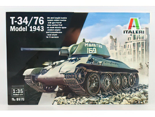 KAMPFPANZER T-34/76 TANK MILITARY 1943 //ITALERI 1/35模型モデルキット