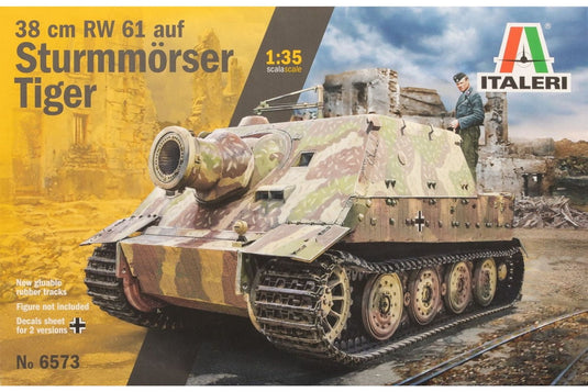 38cm RW 61 auf シュトゥルムメーザー ティーガー モデルキット/ ITALERI 1/35  模型 プラモデル