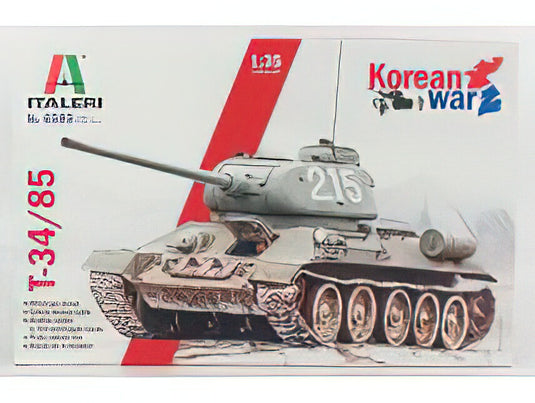 KAMPFPANZER T-34/85 MILITARY TANK KOREAN WAR 1944 //ITALERI 1/35模型モデルキット