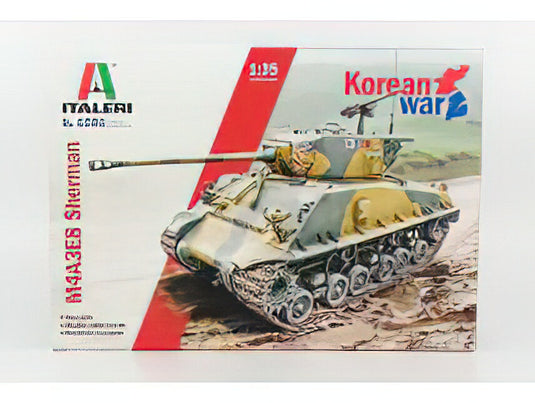 TANK M4A3E8 SHERMAN MILTARY KOREAN WAR 1945 //ITALERI 1/35模型モデルキット