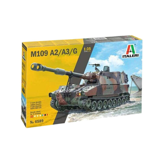 M-109 A2-A3G Panzerhaubitze/ ITALERI 1/35 模型 プラモデル – ラスト 