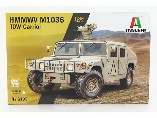 HUMMER M1036 HMMWV 軍用 TOWキャリア 1966/ ITALERI 1/35 プラモデル キット模型ミニカー