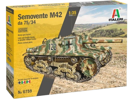 Semovente M42 da 7534 戦車 アップグレードエディション / ITALERI 1/35 模型 プレスチックモデル