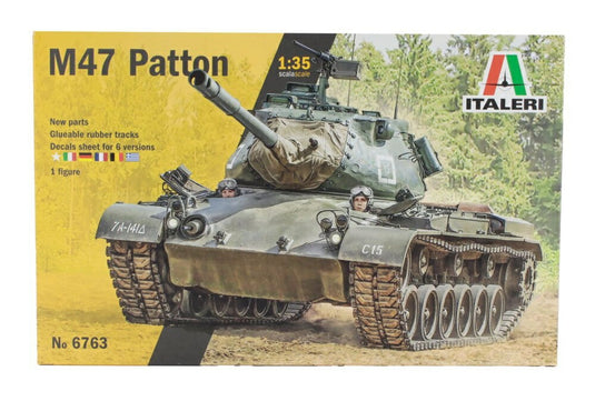M47 Patton パットン 戦車 オリーブドラブ プラモデルキット / ITALERI 1/35 ミニカー ミリタリー模型