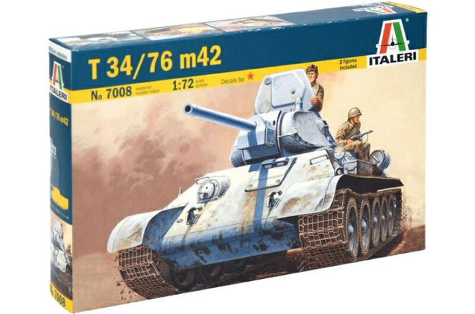 T34/76 ロシア戦車 / ITALERI 1/72 プラスチックモデル模型