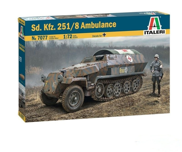 SdKFz 251/8 救急車 / ITALERI 1/72 プラスチックモデル模型