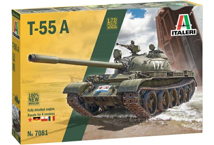 T 55A / ITALERI 1/72 プラスチックモデル模型