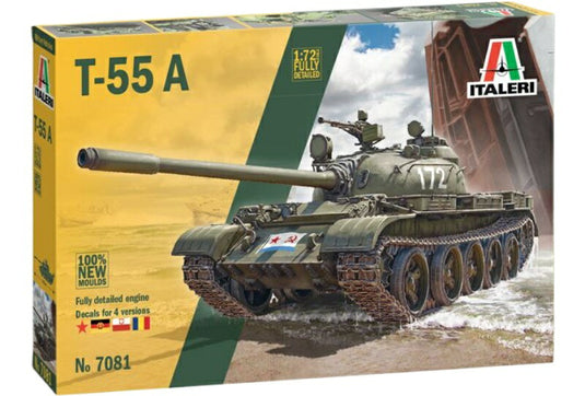 T 55A / ITALERI 1/72 プラスチックモデル模型