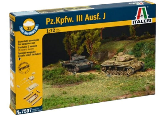 Panzerkampfwagen III / ITALERI 1/72 プラスチックモデル模型