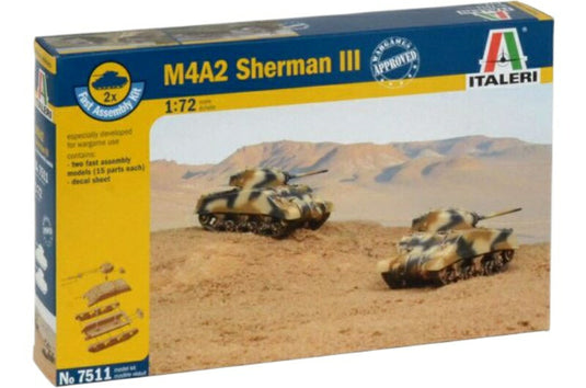 M4A2 Sherman III / ITALERI 1/72 プラスチックモデル模型