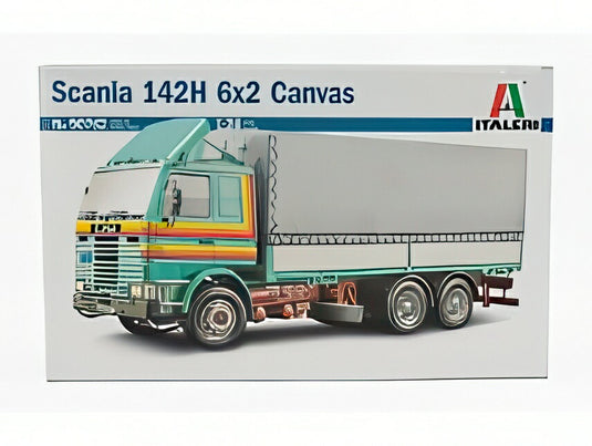 SCANIA 142H トラクタートラック 3軸 キャンバス 1982/ ITALERI 1/24 プラモデル キット