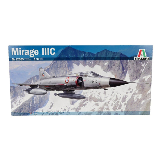 Dassaultダッソー Mirageミラージュ IIIC シルバー プラモデル / ITALERI 1/32 ミニカー ミリタリー模型