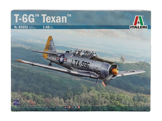 North Americanノースアメリカン T-6G Texanテキサン シルバー LTA-596 モデルキット / ITALERI 1/48 ミニカー ミリタリー模型
