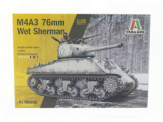 戦車 M4A3 ウェット シャーマン 軍用 1945/ ITALERI 1/35 プラモデル キット模型ミニカー