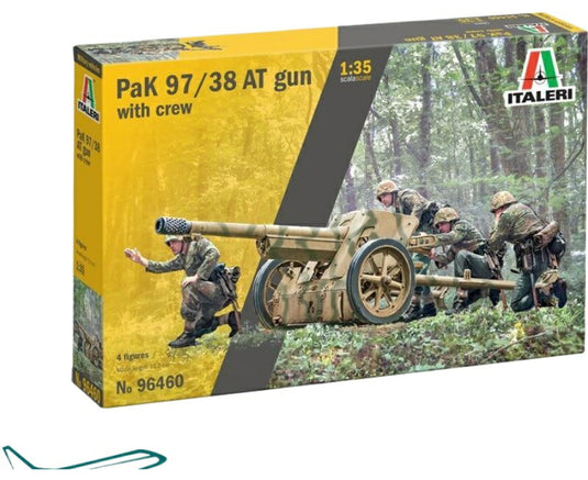 Pak 97/38 AT Gun クルー付き / ITALERI 1/35 プラスチックモデル模型