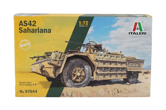 フィアット サハリアナ AS42 装甲車 1942 プラモデルキット/ ITALERI 1/72 模型