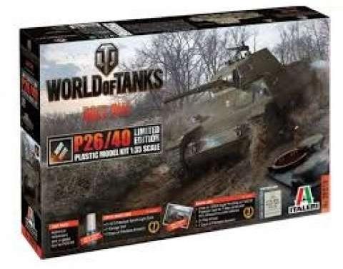 P26／40 (Limited Edition) from the online videogame World Of Tanks プラモデルキット/ ITALERI  1/35 プラモデルキット 模型