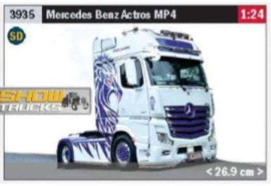 メルセデスベンツ Actros MP4 プラモデルキット/ ITALERI  1/24 プラモデルキット 模型