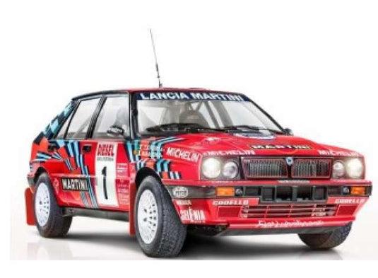 1989 ランチア デルタ HF インテグラーレ サンレモラリー プラモデル 1/12 / ITALERI 1/12 ミニカー