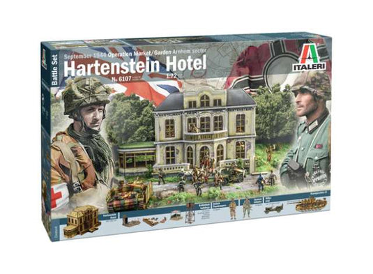 マーケット・ガーデン作戦 ホテル・ハルテンシュタイン ジオラマ プラモデル / ITALERI 1/72 ミニカー