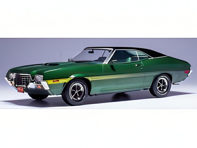 【予約】FORD USA GRAN TORINO SPORT クーペ 1972 グリーン/ IXO 1/18 ミニカー