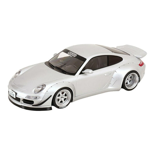 ポルシェ 911 (997) RWB シルバー / IXO 1/18 ミニカー