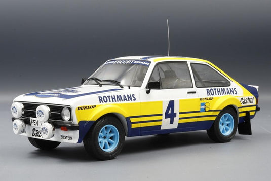 Ford Escort MK II RS 1800 4号車 Rothmans WRC アクロポリスラリー 1979 H.Mikkola A.Hertz/ IXO 1/18 ミニカー