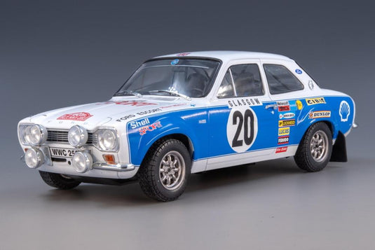 Ford Escort MK I RS 1600 No.20 Rally Monte Carlo 1973 H.Mikkola/J.Porter/ IXO 1/18 ミニカー
