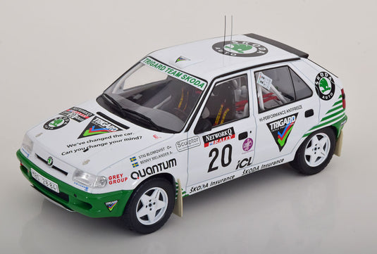 Skodaシュコダ Feliciaフェリシア Kit Car No 20 RAC Rallyラリー 1995 / IXO 1/18 ミニカー