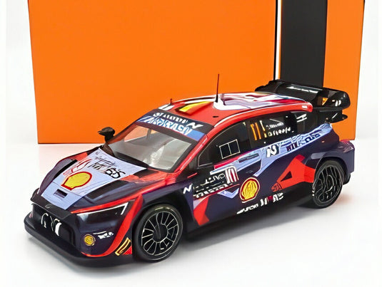 Hyundai i20 N Rally1 No.11 モンテカルロラリー 2023 Tヌービル Mウィダーグ / IXO 1/18 ミニカー