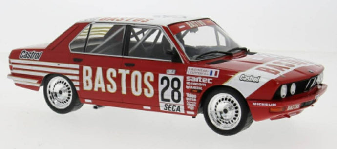 【予約】BMW 5シリーズ 528i (E28) TEAM BASTOS #28 スパ24時間 4位 1982 ギテニー/ブレイニー レッド/ホワイト / IXO 1/18 ミニカー