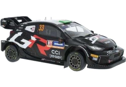 Toyota Yaris Rally1 No.33 E. Evans / IXO 1/18 ミニカー