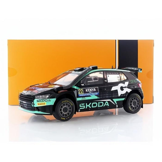 SKODA Fabia Rally2 WRC2 サファリラリーケニア 優勝 2024/ IXO 1/18 ミニカー