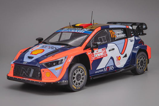 Hyundai i20 N Rally1 No.11 WRC Rally Poland 2024 T.Neuville M.Wydaeghe ("400 Stage wins" special limited edition)/ IXO 1/18 ミニカー