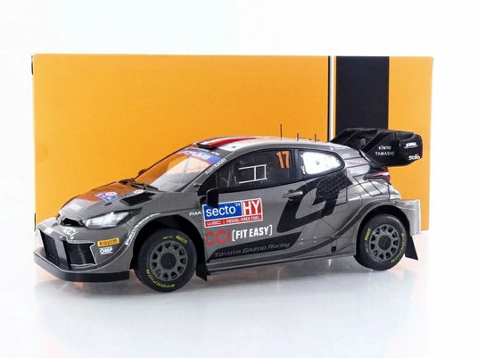 TOYOTA GR Yaris Rally1 Hybrid Winner Finland Rallye 2024 トヨタ 優勝 / IXO 1/18 ミニカー