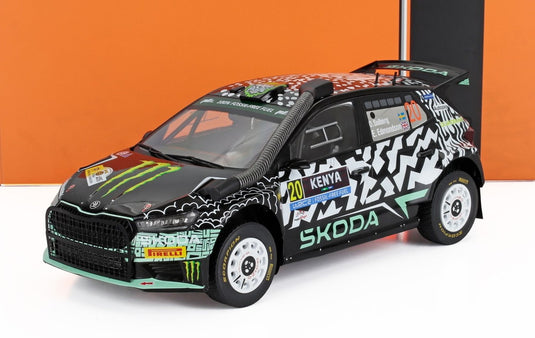 Safari Rallye Kenia Skoda Fabia Rally2 / IXO 1/18 ミニカー