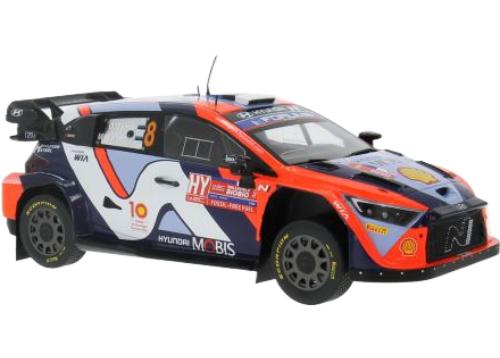 ラリーチリ Hyundai i20 N Rally1 No.8 O. T?nak M. J?rveoja / IXO 1/18 ミニカー